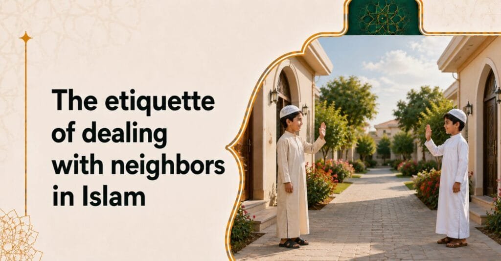 The etiquette of dealing with neighbors in Islam
